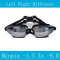 【Footprint】 Swim Glasses Myopia Prescription Corrective Lens Pool Waterproof Adult Child Professional Swim Eyewear Optical Swimming Goggles. 