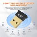 Wireless USB Bluetooth Transmitter V 5.3 CSR Mini Dongle Adapter USB 2.0 CSR 5.1 Audio Receiver For Win 8 10 PC Computer Laptop. 