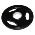 5kg Pair Tri-Grip Rubber Coated Weight Plates Pair. 