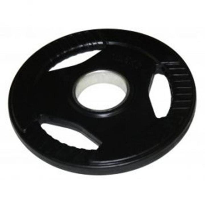 5kg Pair Tri-Grip Rubber Coated Weight Plates Pair