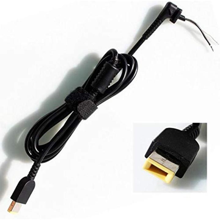 DC Power Charger Plug Cable with Yellow   pin Connector for Laptop adapter charger DC connector USB Square Yellow  DC  cable