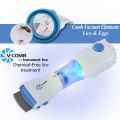 V Comb Anti Lice & Nit Eggs Comb Machine Hygienic disposable filter system Compact and ergonomic design LED illuminated filter unit Adjustable combing angle Rounded stainless steel teeth. 