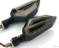 Lava Eagle  Style DRL indicators-Turn Signal For Bikes/Motorcycle-White-Orange. 