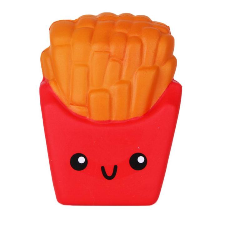 Scented French Fries Squishy Slow Rising Stress Reliever Kids Adult Squeeze Toys