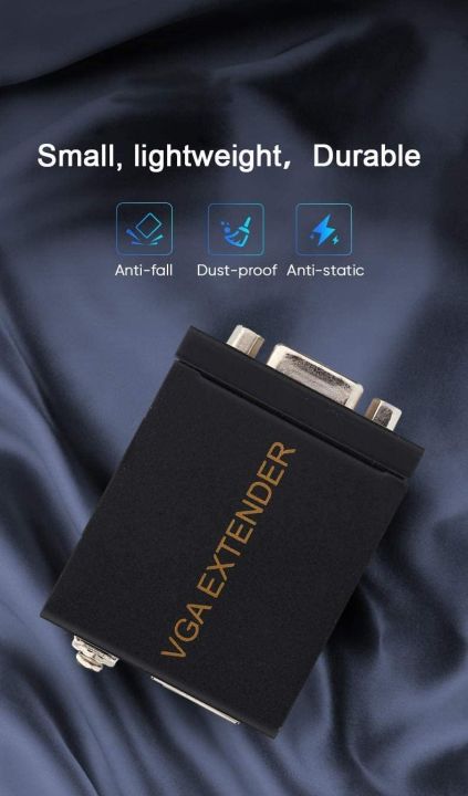 VGA%20Extender%2060m%20VGA%20Signal%20Video%20Booster%20Transmitter%20and%20Receiver%20Converter%20Over%20CAT-5e/6%20Cable%20for%20TCP/IP%20Signal%20into%20VGA%20Signal%20ORIGINAL%20UK%20ZONE%20STOCK%20-%20Image%202