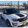 Letters ABS Front Hood Emblem Explorer Sport Hood Letters Stickers for Ford Explorer 2011-2020( Matte Black). 