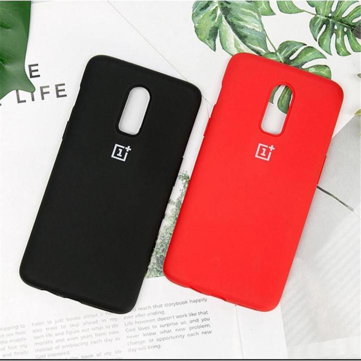 OnePlus 6T Official Silicone Soft Silky Rubber Case - Comfortable Official Silicone Protective Case - Premium Ultra Slim Shockproof Liquid Cover