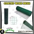 Wire Mesh - Coated - 4ft x 10ft - 1/2" x 1/2". 