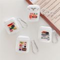 Clear Retro Label DHL Case For Airpods Pro 1 2 Charging Box Personality Label Soft Silicone Earphone Cover For Airpods Pro Coque. 