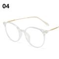 5 Colors Trendy Transparent Round Frames Anti Blue Light Glasses/ Men/Women Metal Frame Reading Plain Glasses Nearsighted Eyewear. 