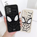 Hontinga for Vivo Y36 Y27 5G Y27S Back Cover Spider-Man Pattern Ladder Soft Camera Protection Rubber Phone Case. 