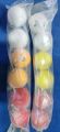 Pack of 2  Indoor Rubber Cricket Balls  100gm Multi color. 