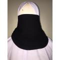 D naqab / Half naqab with Elastic Black. 