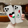 Palestine Flag Map Passport Phone Case For Samsung S24 S23 S22 S21 S20 S10 FE Note20 Note10 Plus Ultra Lite 5G Soft TPU Cover. 