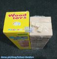 Jenga Wooden Blocks Number and Multicolor 54 Blocks with 4 Dice Stacking Tumbling Tower - Large Size Tower. 