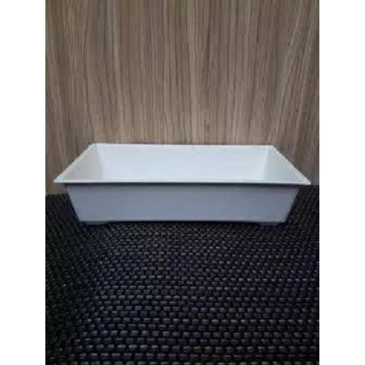 Balcony garden Flower pots Rectangular planters Fence Styled Plastic Pots