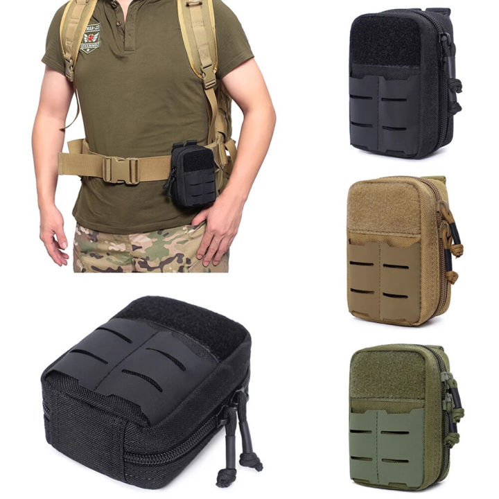 FG Nylon EDC Pouch Bag First Aid Kits Medical Molle Pouch Mini Waist Bag Outdoor Camping Emergency Survival Tool