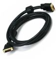 DVI-D 24+1 Dual Link Male to Male Digital Video Cable Gold Plated with Ferrite Core Support 2560x1600 for Gaming, DVD, Laptop, HDTV and Projector 6 Feet ( Branded Used ). 