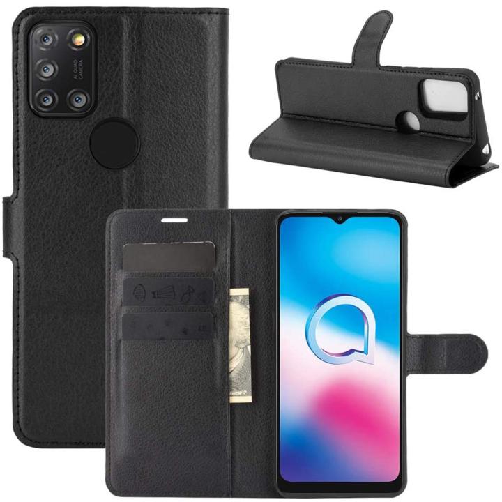Alcatel 3X 2020 case, PU Leather with Credit Card Holder Case Slim Wallet Flip with Stand Cover Purse Protective Shell for Alcatel 3X 2020 Phone Case