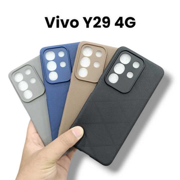 Vivo%20Y29%204G%20Back%20Cover%20Soft%20Leather%20Design%20Silicone%20Case%20with%20Camera%20Protection%20-%20Image%202