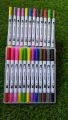 Keep Smiling Dual Tip Brush Pen Art Marker 12 Pcs Set. 