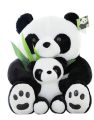 Panda with baby panda stuff toy best gift boys and girls. 