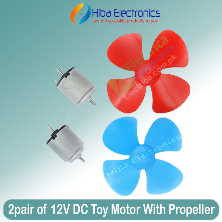 2 pair Mini Toy Motor DC 3-6V Motor, Electric PMMC Motor