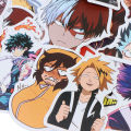 50pcs New Anime My Hero academia Stickers Decals Motor Skateboard Laptop. 