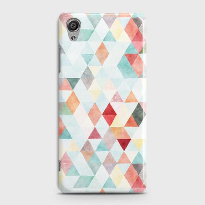 Sony Xperia XA1 Plus Cover Case Colorful Layers Hard Cover- Design 16 Cover