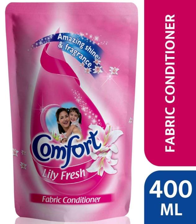Comfort Fabric Conditioner Lily Fresh Pouch 400 ml