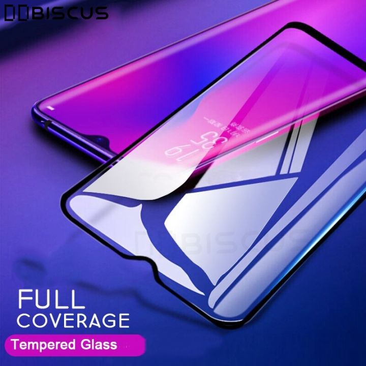 o 10 5 10S 9e 7 8TA 9A 9o M3 X Xiaomi Poc3 F3 Redmi 8C NFC 7A NotS 9 PrG Screen Protector Full Cover Tempered Glass