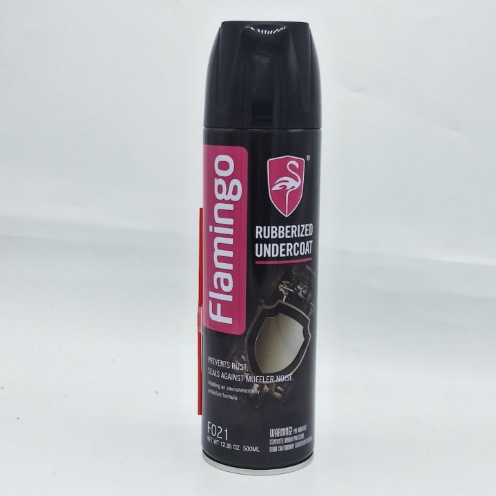 Flamingo Car Under Rubberized Undercoat 500ml – Anti-Rust Protection | Soundproof & Waterproof Spray