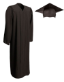 Convocation Gown - Graduation gown, Cap, Tassel Set for Bachelor and Master Graduation - Adult - Teacher Gown - Lawyer Gown General Size for Adult. 