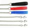 Metal Dog Leash, Chew Proof Dog Chain Leash Heavy Duty Sturdy Pet Dog Leash with Padded nylon handled by cool&clean (Large). 