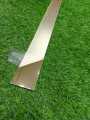 wall decor brass look pvc strip / pvc golden strip / golden patti for wall /  golden mirror strip. 