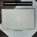 Laptop Transparent Matte Vinyl Skin Sticker Cover for All size laptops. 