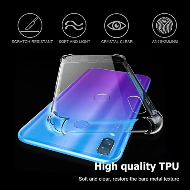 Huawei%20Y7%20Prime%202019%20Airbag%20Case%20Anti%20Shock%20and%20Anti-Scratch%20Resistant%20Clear%20View%20Transparent%20TPU%20Silicone%20Back%20Cover%20-%20Image%204