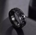 Pack of 4 Black Watch, Chain Bracelet, Ring, Bar Locket Set for Men/Boys. 