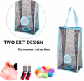 Kitchen Tool Wall Hanging Plastic Holder Bag Trash Bags Organizer Grocery Shopping Pocket Hanging Containers For Kitchen - 1PC. 