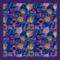 Poppies Muoe 68*68cm 100% Cotton Black Red Hip-Hop Paisley Bandanas Scarf Punk Skull Bandana Headband Wrap Scarf For Men/Women. 