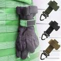 Multi-purpose Nylon Gloves Hook Work Gloves Safety Clip Outdoor Tactical Climbing Rope Camping Hanging Buck Outdoor Camping. 