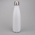 WHITE Metal Stainless Steel Water bottle, Very Good Quality. 