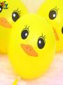PACK OF 100 -18 Inch Tweety Face Pearl Shape Party & Decoration Balloons - Yellow. 