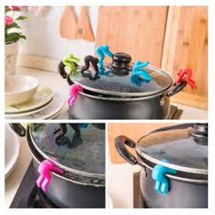 Creative 2Pcs Kitchen Gadgets Raise The Lid Overflow Device Stent for Kitchen Tools Pot cover overflow Home Kitchen Accessories