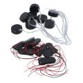 10PCS ON/OFF Switch 2 x 3V CR2032 Cell Button Battery Holder For LED & 8Pcs Black Wire Lead 2X3V CR2032 Coin Cell Button Battery Holder Case. 