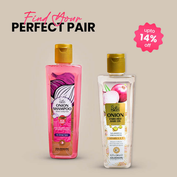Soft Touch onion Shampoo plus onion oil Perfect Pair 2