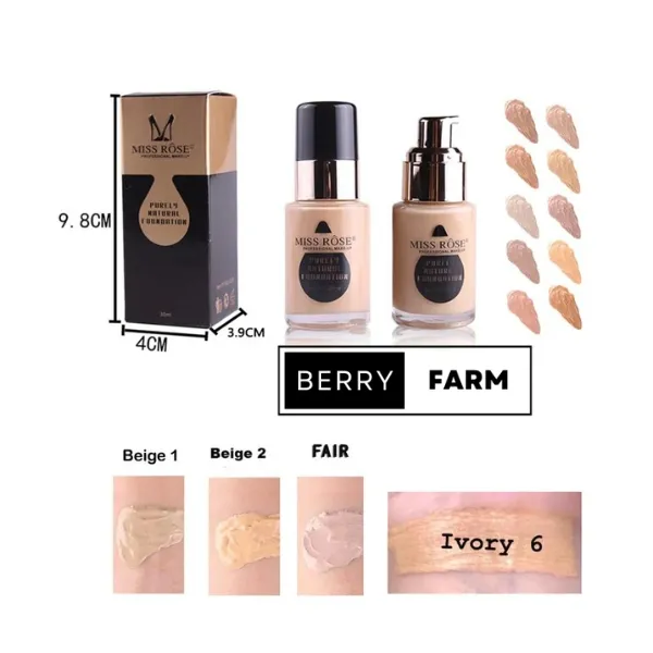 Foundation%20Makeup%20Liquid%20Oil%20Control%20Purely%20Natural%20Foundation%20Pump%20%20-%2030%20Ml%20(5%20Shades%20Available)%20-%20Image%202
