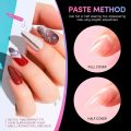 Short Almond Nails 240Pcs Clear Nail Tips12 Sizes Artificial Acrylic False Nails Full Cover Press on Nails Manicure. 