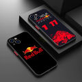 【AmbitionmA】Brand Red-Bull For Apple iPhone 15 14 13 12 11 mini Pro Max 8 7 6S 6 XR X XS Plus Frosted Translucent Phone Case. 