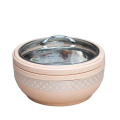 Hotpot – Brighton 4100ml Insulated Food Warmer with Glass Lid | BPA-Free Casserole | Stylish & Durable | Keeps Food Hot & Fresh | Multipurpose Kitchen Hotpot for Bread & Meal Storage | Elegant Design – Perfect Gift. 